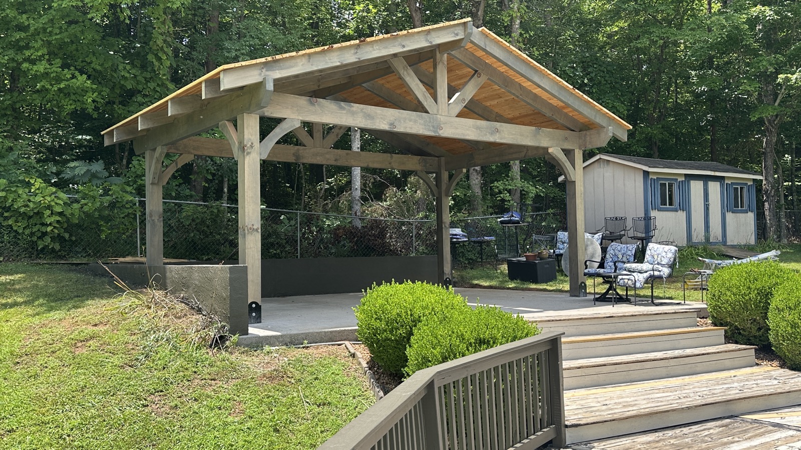Pool house built by Maple Ridge Construction in Southeast Tennessee
